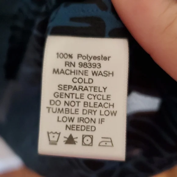 Dash by Kardashian Teal and black Sleeveless shear bathing suit coverup - Picture 5 of 6